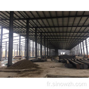 Construire l&#39;atelier industriel de structure en acier avec la grue
